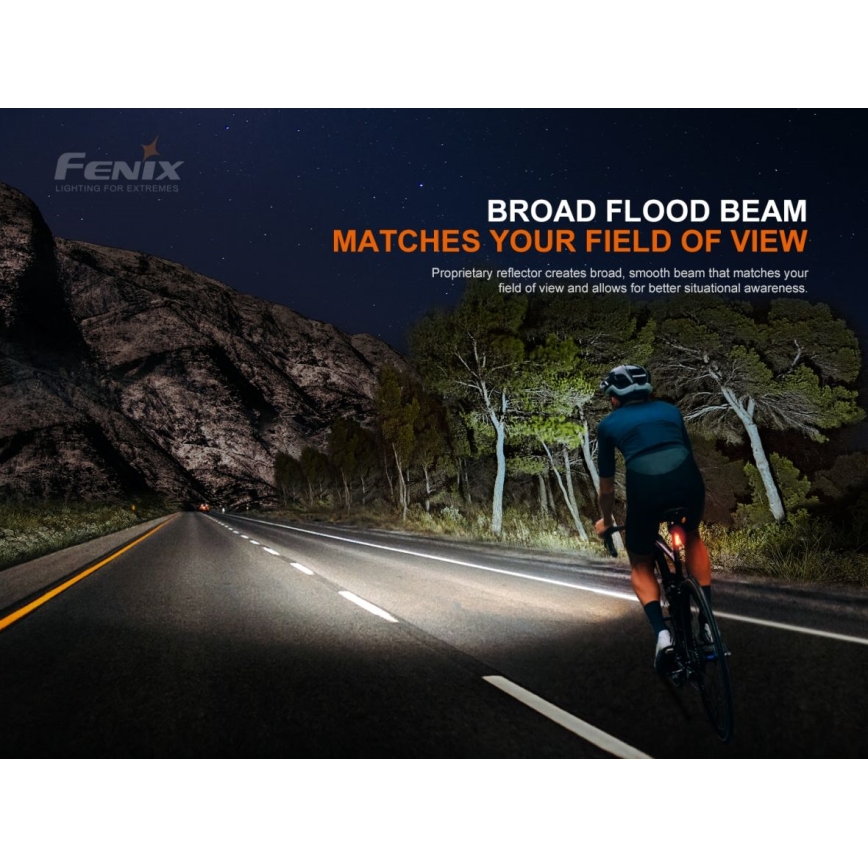 Fenix ​​BC21RV30 - LED ladattava polkupyörän valo LED/USB IP68 1200 lm 33 tuntia