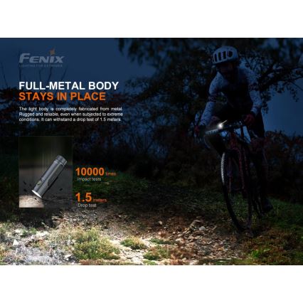 Fenix ​​BC21RV30 - LED ladattava polkupyörän valo LED/USB IP68 1200 lm 33 tuntia