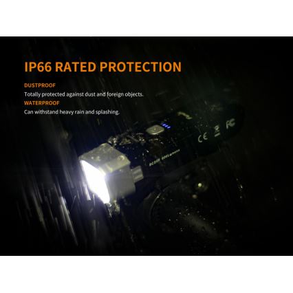 Fenix ​​BC25R - LED Ladattava polkupyörän valo LED/USB IP66 600 lm 36 tuntia