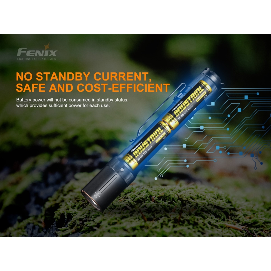 Fenix ​​E20V20 - LED taskulamppu LED/2xAA IP68 350 lm 200 h