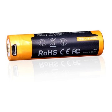 Fenix ​​FE18650LI26USB - 1kpl ladattava akku USB/3,6V 2600 mAh