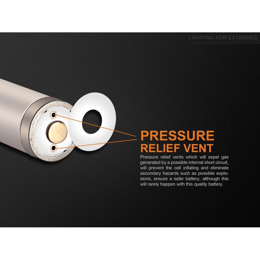 Fenix ​​FERCR123ALIIONUP - 1kpl ladattava akku USB/3,6V 700 mAh