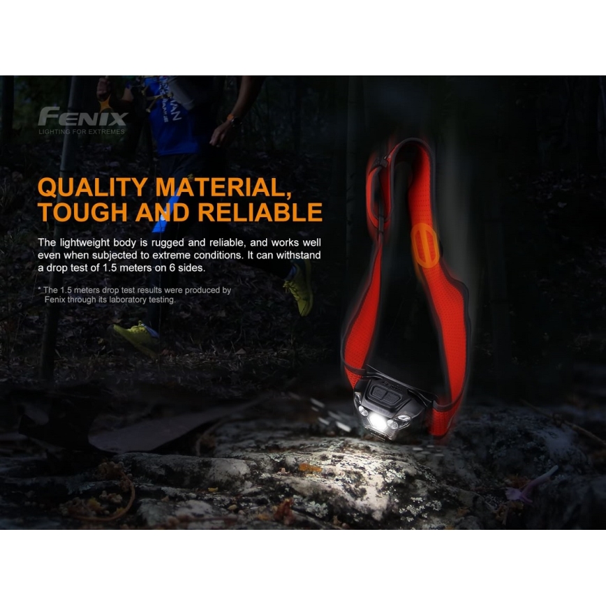 Fenix ​​HL18RTRAIL - LED Ladattava otsalamppu LED/3xAAA IP66 500 lm 300 h