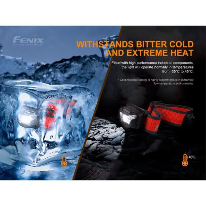 Fenix ​​HL18RTRAIL - LED Ladattava otsalamppu LED/3xAAA IP66 500 lm 300 h