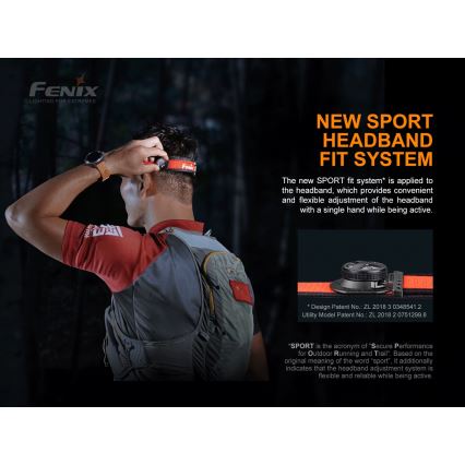 Fenix ​​HL18RTRAIL - LED Ladattava otsalamppu LED/3xAAA IP66 500 lm 300 h
