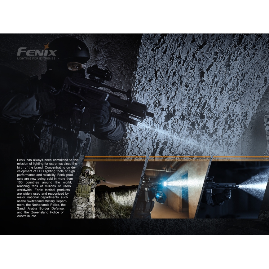 Fenix ​​LR35R - LED Ladattava taskulamppu 6xLED/2x21700 4000 mAh IP68 10000 lm 80 h