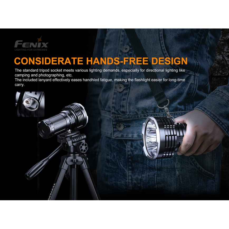 FFenix ​​LR50R - LED Ladattava taskulamppu 4xLED/USB IP68 12000 lm 58 h