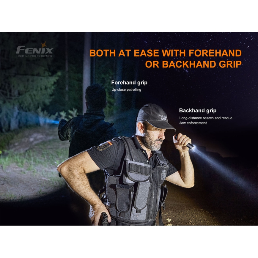 Fenix ​​PD35V30 - LED Ladattava taskulamppu LED/2xCR123A IP68 1700 lm 230 h