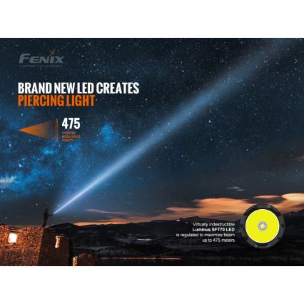 Fenix ​​TK20RV20 - LED Tactical ladattava taskulamppu LED/USB IP68 3000 lm 48 tuntia