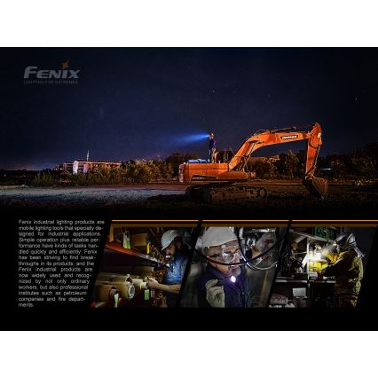 Fenix ​​WT16R - LED Ladattava taskulamppu 2xLED/USB IP66 300 lm 30 tuntia