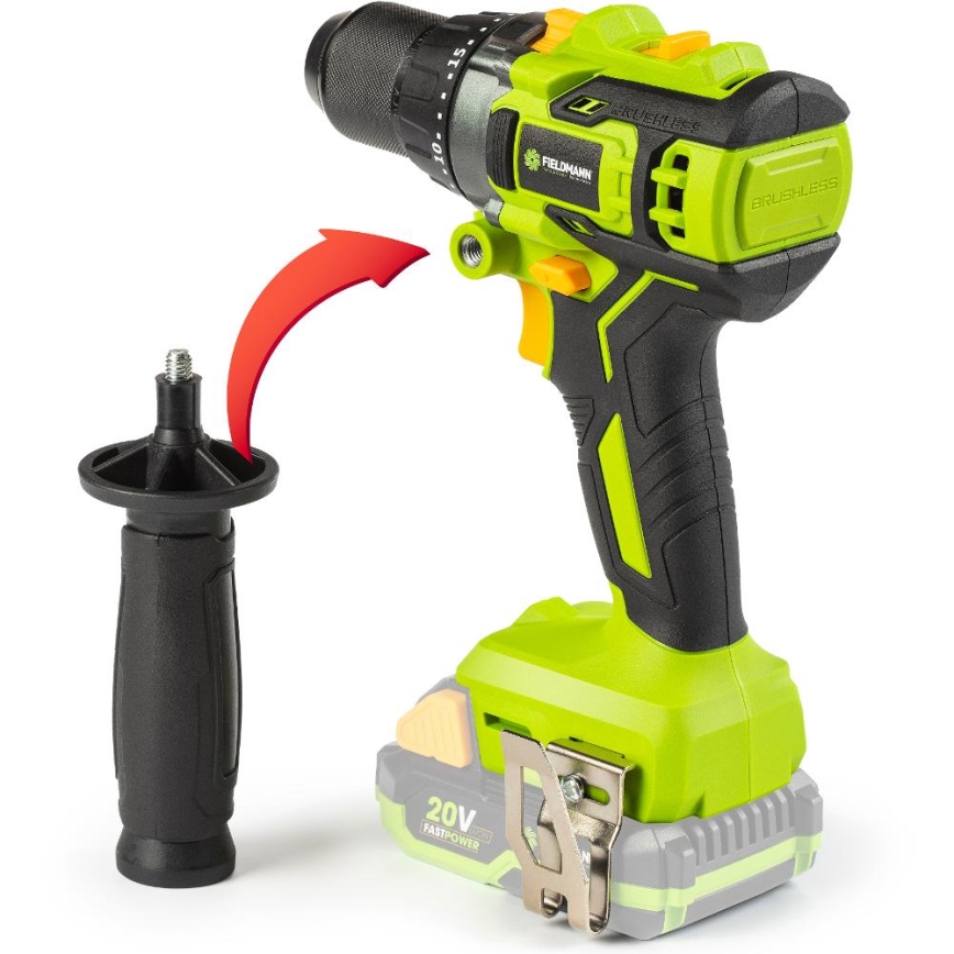 Fieldmann - Akkukäyttöinen iskuporakone 20V