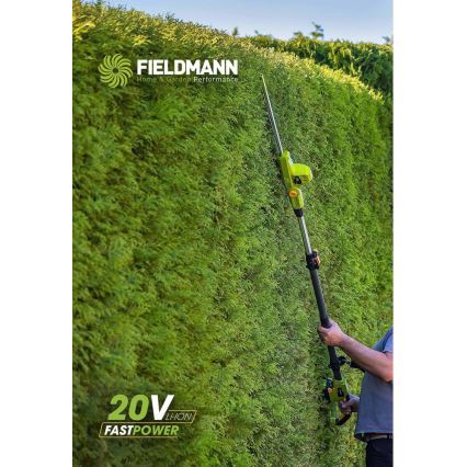 Fieldmann - Akkuteleskooppiset pensassakset 20V