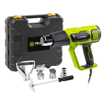 Fieldmann - Lämpöpistooli tarvikkeineen 2000W/230V
