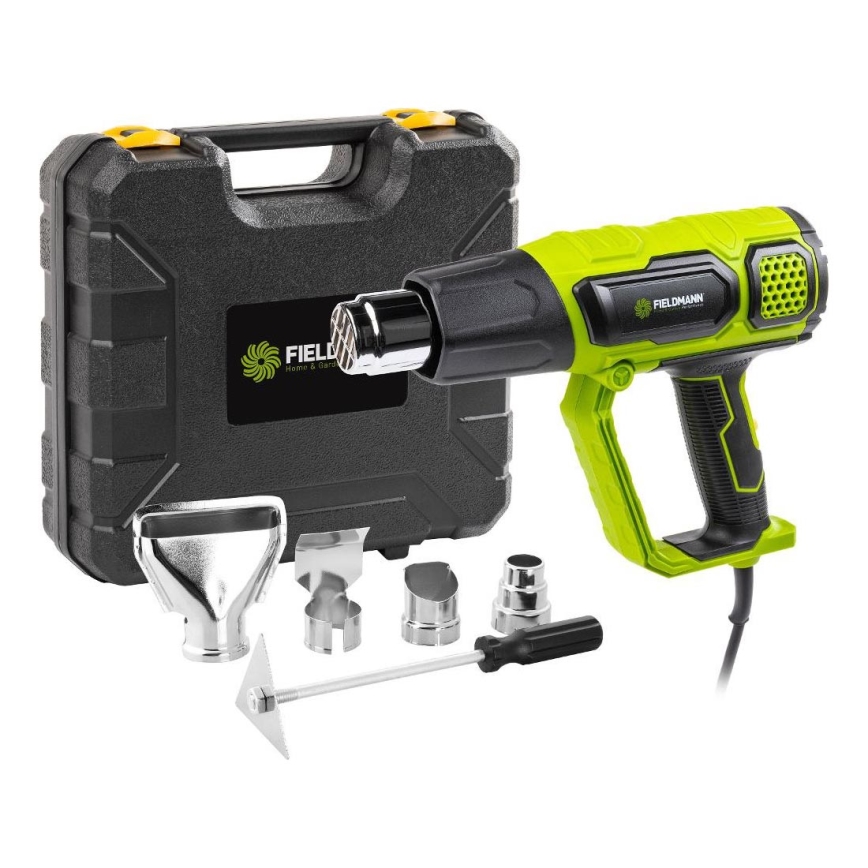 Fieldmann - Lämpöpistooli tarvikkeineen 2000W/230V