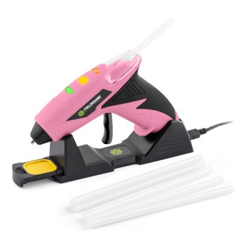 Fieldmann - Langaton kuumaliimapistooli 4V 1500 mAh vaaleanpunainen