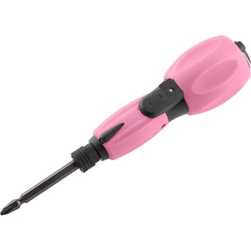 Fieldmann - Langaton ruuvimeisseli 3,6V 800 mAh vaaleanpunainen