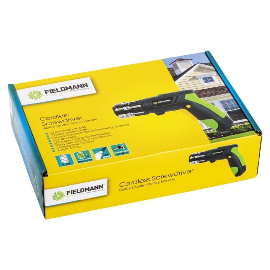 Fieldmann - Langaton ruuvinväänin 3,6V 1300 mAh