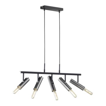 Fischer & Honsel 60369 - Kattokruunu johdossa DEAN 5xE27/25W/230V