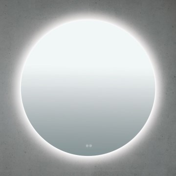 FOCUS LED lämmitettävä kylpyhuoneen seinäpeili LED-valaistuksella 30W/230V 3000/4200/6000K halkaisija 100 cm IP44