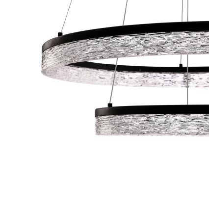 FROZI LED/38W/230V 60 cm musta riippuvalaisin