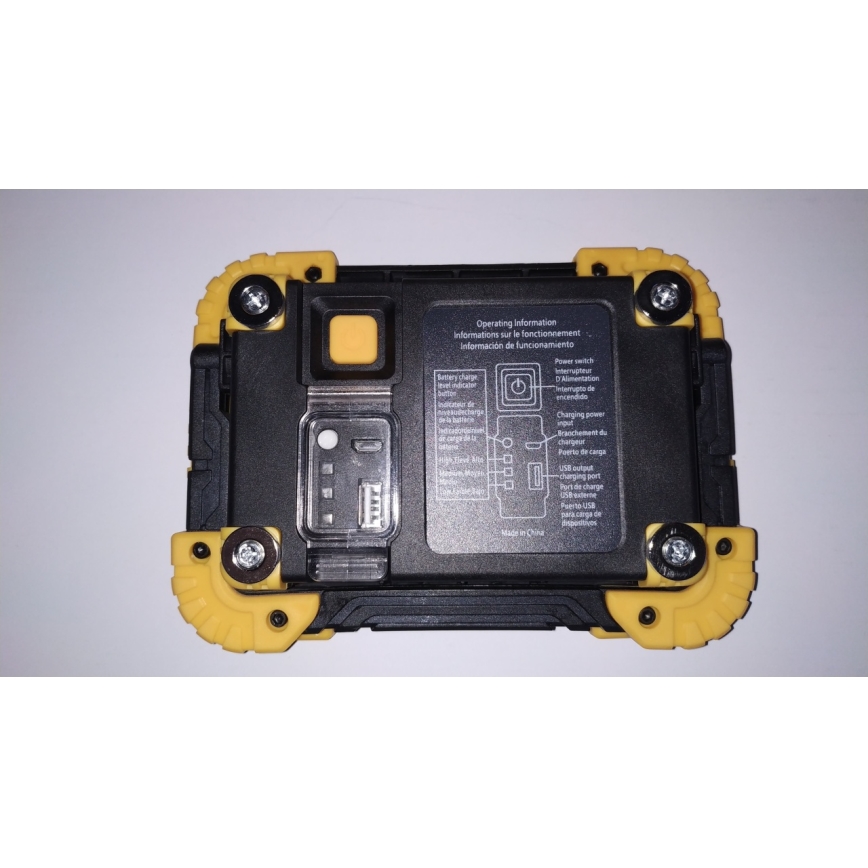 Fulgur 34004 - LED ladattava työvalo power pankilla LED/17W/4400 mAh IPX4