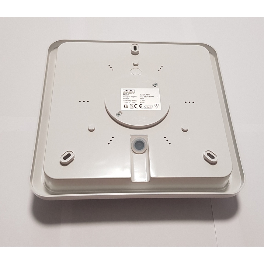 Fulgur 39686 - LED-kattovalaisin liiketunnistimella LADA LED / 12W / 230V
