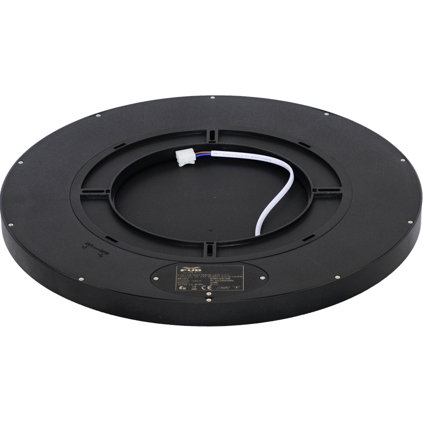 Fulgur 41813 - LED-kattovalaisin NOMY LED/32W/230V 3000/4000/6000K IP40 halkaisija 40 cm musta