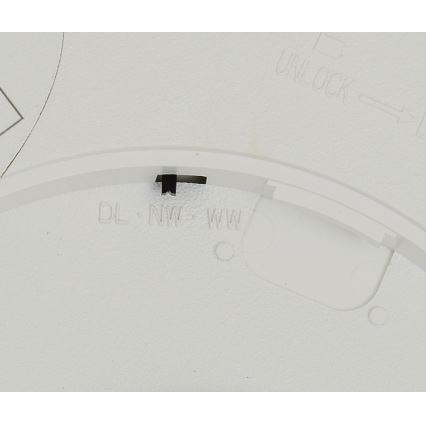 Fulgur 42361 - LED-kattovalaisin NOMY LED/24W/230V 3000/4000/6000K IP40 halkaisija 30 cm valkoinen