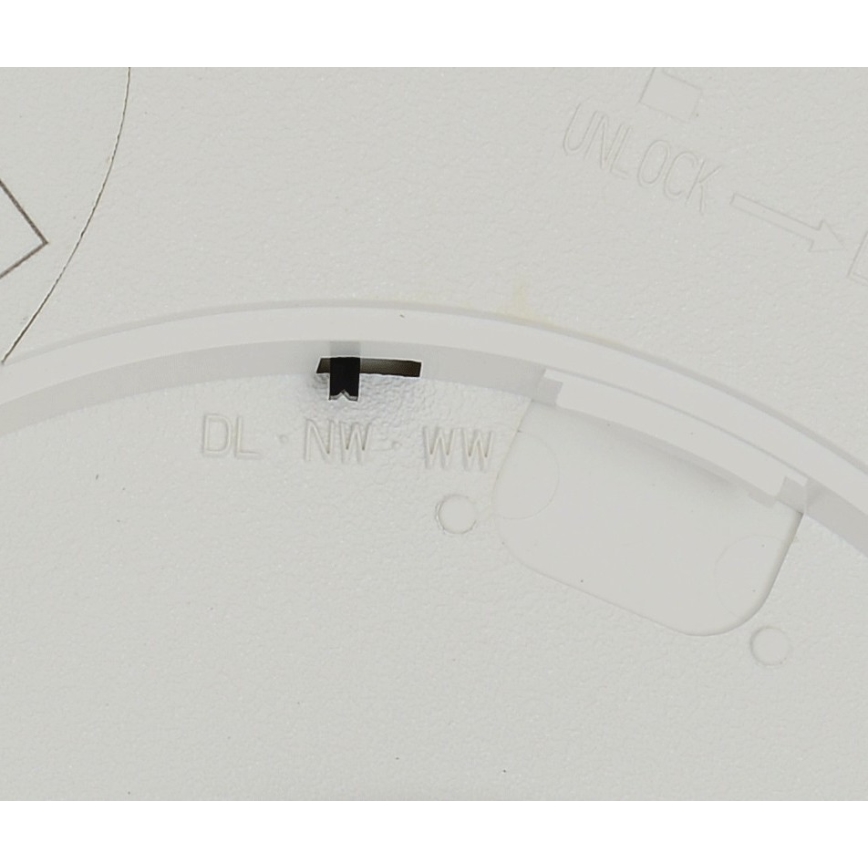 Fulgur 42361 - LED-kattovalaisin NOMY LED/24W/230V 3000/4000/6000K IP40 halkaisija 30 cm valkoinen