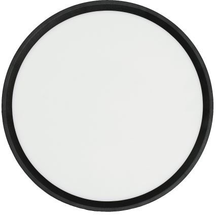 Fulgur 42362 - LED-kattovalaisin NOMY LED/24W/230V 3000/4000/6000K IP40 halkaisija 30 cm musta