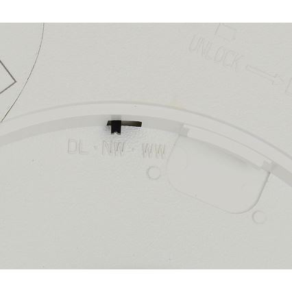Fulgur s-42584 - LED-kattovalaisin liiketunnistimella NOMY-S LED/18W/230V 3000/4000/6000K IP40 halkaisija 23 cm valkoinen
