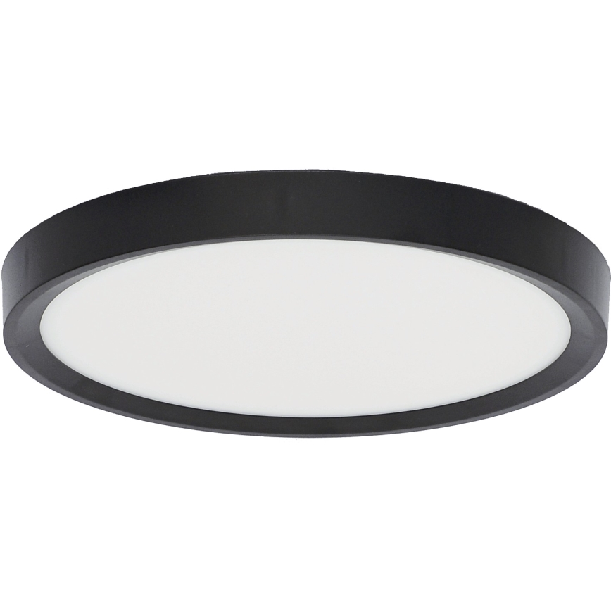 Fulgur s-42585 - LED-kattovalaisin liiketunnistimella NOMY-S LED/18W/230V 3000/4000/6000K IP40 halkaisija 23 cm musta