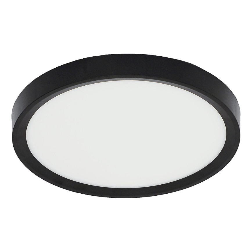 Fulgur s-42585 - LED-kattovalaisin liiketunnistimella NOMY-S LED/18W/230V 3000/4000/6000K IP40 halkaisija 23 cm musta