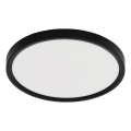 Fulgur s-42587 - LED-kattovalaisin liiketunnistimella NOMY-S LED/24W/230V 3000/4000/6000K IP40 halkaisija 30 cm musta