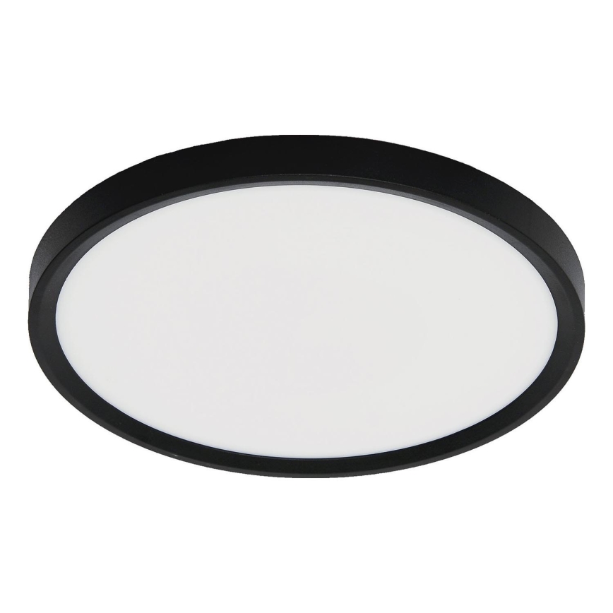 Fulgur s-42587 - LED-kattovalaisin liiketunnistimella NOMY-S LED/24W/230V 3000/4000/6000K IP40 halkaisija 30 cm musta