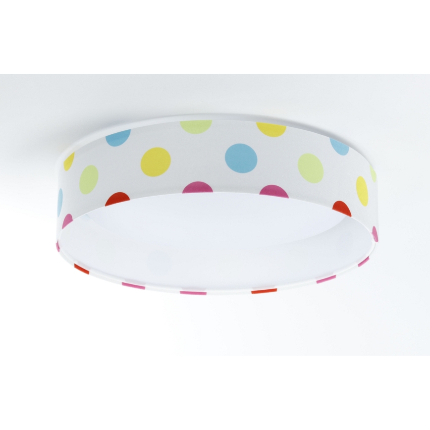 LED himmennettävä lasten kattovalaisin SMART GALAXY KIDS LED/24W/230V 3000-6500K moniväriset pilkut + kaukosäädin