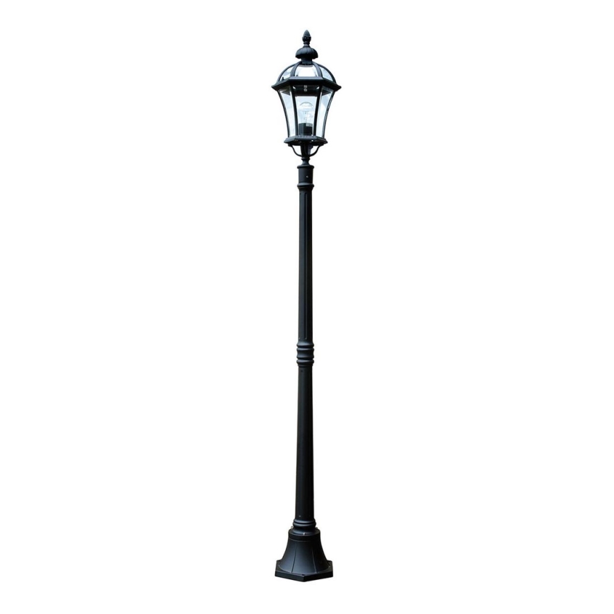 Garden Zone - Ulkovalaisin LEDBURY 1xE27/100W/230V IP44 musta