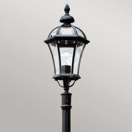 Garden Zone - Ulkovalaisin LEDBURY 1xE27/100W/230V IP44 musta