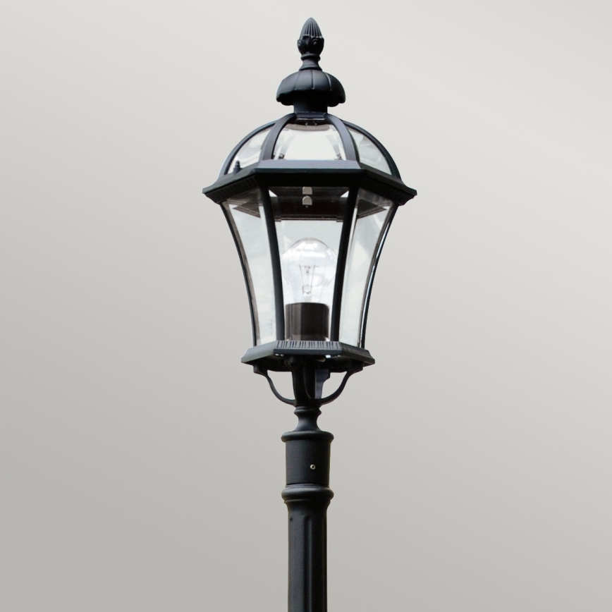 Garden Zone - Ulkovalaisin LEDBURY 1xE27/100W/230V IP44 musta