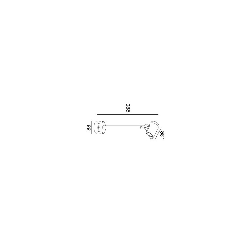 Gardino LX1674 - LED ulkoseinävalaisin ROSE LED/15W/230V IP65