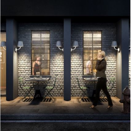 Gardino LX1791 - LED ulkoseinälamppu VIOLA LED/7W/230V IP65