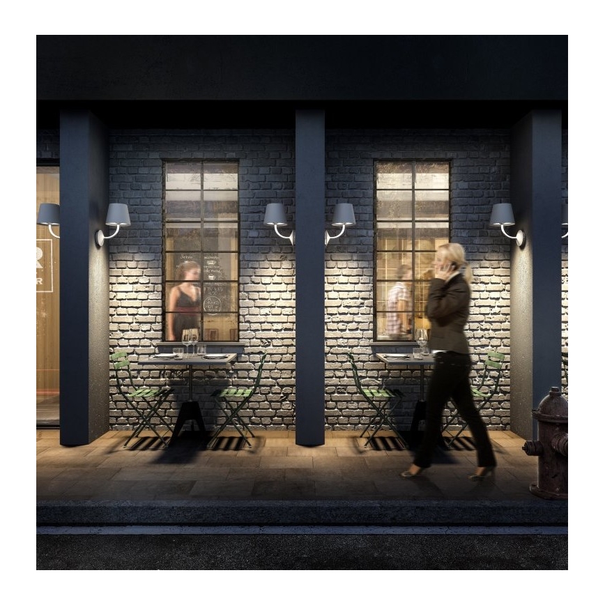Gardino LX1791 - LED ulkoseinälamppu VIOLA LED/7W/230V IP65