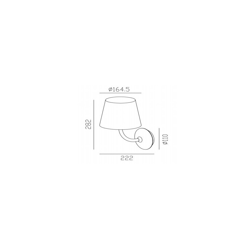 Gardino LX1791 - LED ulkoseinälamppu VIOLA LED/7W/230V IP65