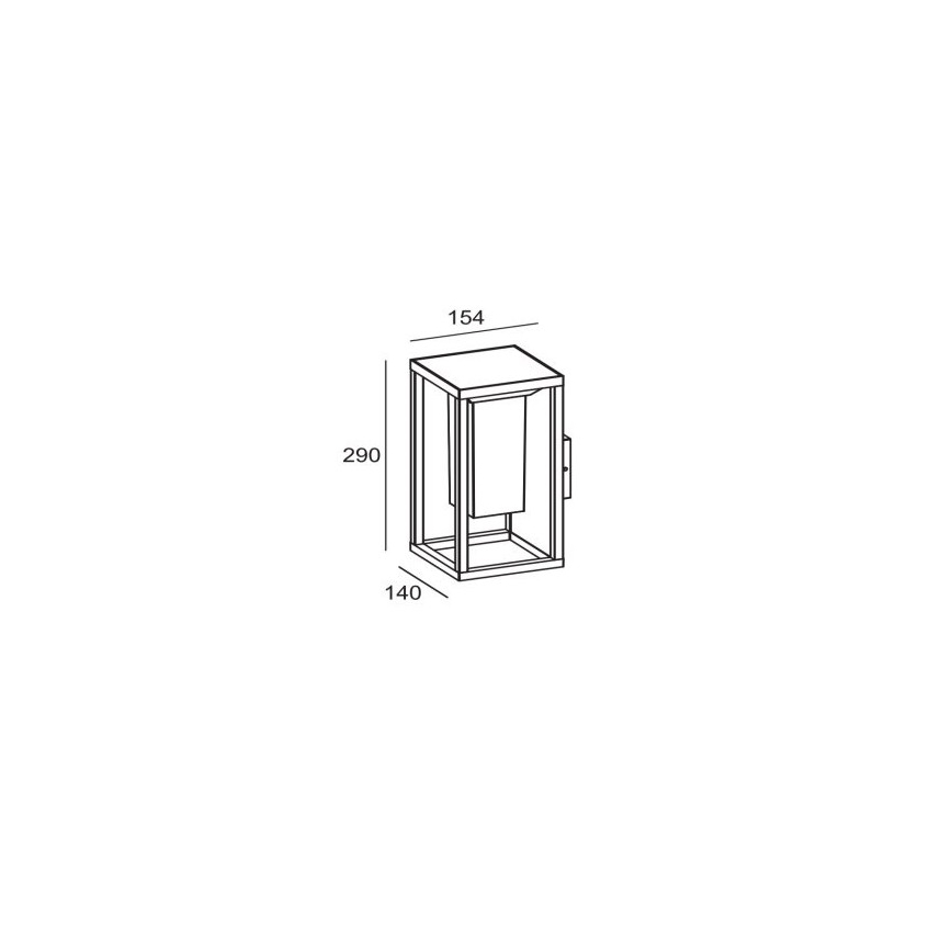 Gardino LX6051 - LED-aurinkokenno seinävalaisin DANTELION LED/2,2W/3,7V IP54