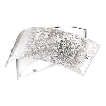 Gea Luce CAMILLA A P arg - Seinävalaisin CAMILLA 2xE14/28W/230V 34 cm hopea