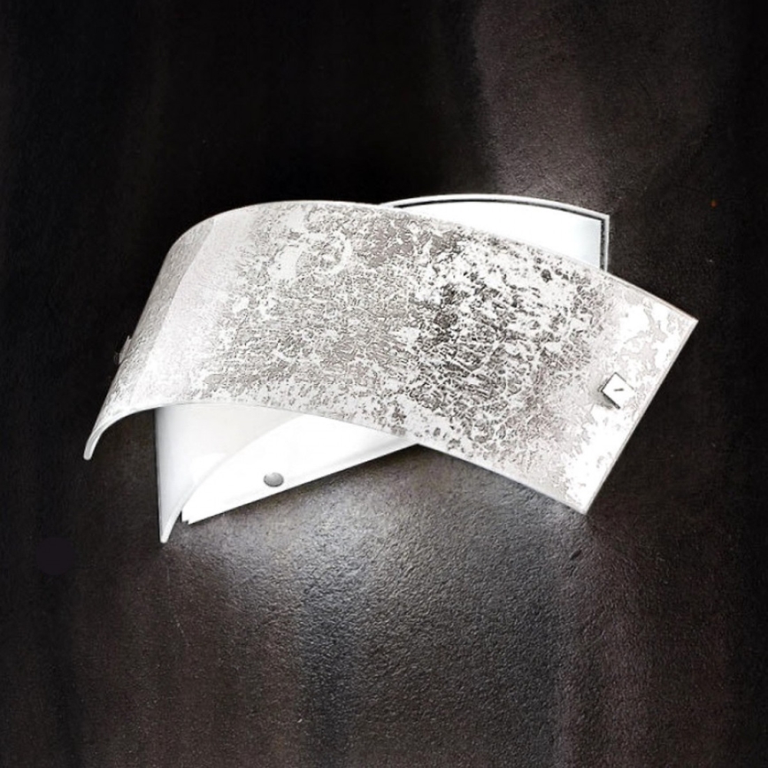 Gea Luce CAMILLA A P arg - Seinävalaisin CAMILLA 2xE14/28W/230V 34 cm hopea