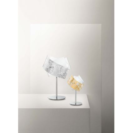 Gea Luce CAMILLA L P arg - Pöytävalaisin CAMILLA 1xE14/42W/230V hopea