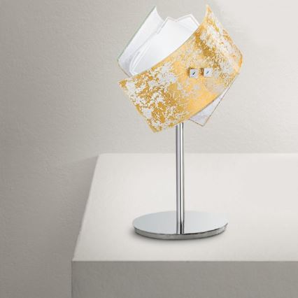 Gea Luce CAMILLA L P oro - Pöytävalaisin CAMILLA 1xE14/42W/230V kulta