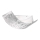 Gea Luce CAMILLA P P arg - Kattovalo CAMILLA 3xE14/28W/230V 43 cm hopea