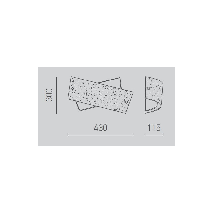 Gea Luce CAMILLA P P arg - Kattovalo CAMILLA 3xE14/28W/230V 43 cm hopea